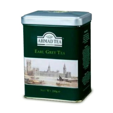富永貿易 AHMAD TEA アーマッドティー 紅茶 アールグレイ 200g 缶《あす楽》