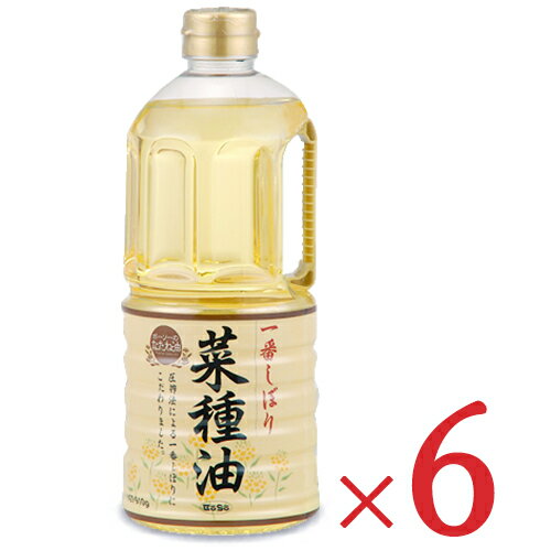 圧搾法による一番しぼりにこだわりました。 大豆成分を含まない「なたね油」100%の食用油です。 オーストラリア産キャノーラの種子（菜種）から、圧搾法で油を搾って製造した一番しぼりのなたね油です。 オレイン酸が約60%と豊富なため、高温加熱にも強く、あらゆるお料理にお使いいただけます。 色が淡く、自然のままの美味しさを持つサラダ油。ボーソーの一番しぼり菜種油は、大豆油を生産していない製造ラインでつくられていますので、大豆アレルギーをお持ちの方も安心してご使用いただけます。 高温に強いので、天ぷらやフライなどがカラッと揚がります。 ■品名 食用なたね油 ■原材料 食用なたね油 ■内容量 910g × 6本 ■賞味期限 製造日から1年 　※実際にお届けする商品の賞味期間は在庫状況により短くなります。何卒ご了承ください。 ■保存方法 直射日光を避け、常温で保存してください。 開封後は冷暗所に保存し、1-2ヶ月を目安にお召し上がりください。 ■販売者 ボーソー油脂 株式会社 ■栄養成分表示 （大さじ1杯14gあたり） エネルギー:126kcal、たんぱく質：0g、脂質：14g、炭水化物：0g、ナトリウム：0g、オレイン酸：8g、リノール酸：3g ボーソー油脂［BOSO］ 商品ラインナップはこちら