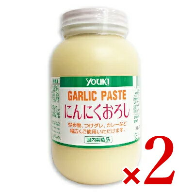 【最大2200円OFFのスーパーSALE限定クーポン配布中！】《送料無料》ユウキ食品 にんにくおろし 1kg × 2個 ［youki］ 業務用