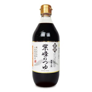 【食フェス限定クーポン配布中！】柴沼醤油醸造 紫峰のつゆ 500ml
