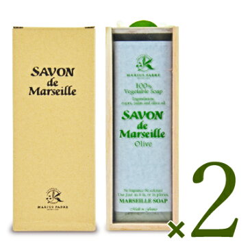 《送料無料》ジーピークリエイツ サボン ド マルセイユ オリーブ 木箱ギフト 200g×3個 × 2箱 セット