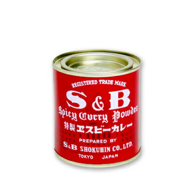 S&B 赤缶 カレー粉 84g ［ヱスビー食品］【S&Bスパイス 特製エスビーカレー カレーパウダー 純カレー カレー粉】