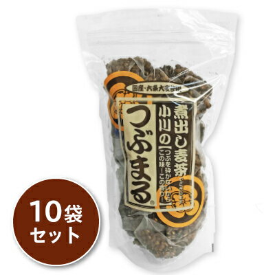 《送料無料》 小川の煮出し麦茶 つぶまる 13g × 20パック（三角パック） 10袋セット ［小川産業］【お茶 麦茶 カフェインゼロ カロリーゼロ 国産 テトラパック ティーバッグ ケース販売】《あす楽》