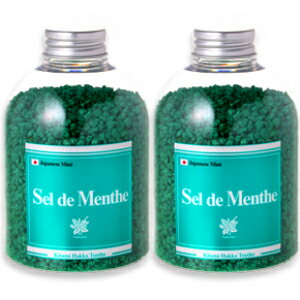 《送料無料》 北見 Sel de Menthe （セル・デ・メンタ） 450g × 2本 徳用ボトル [北見ハッカ通商]