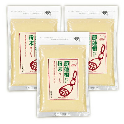 節蓮根粉末 50g × 3袋 無双本舗 国産