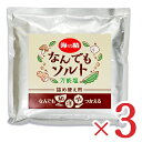 【マラソン限定!最大2000円OFFクーポン配布中!】海の精 なんでもソルト 詰め替え用 58g × 3袋 味付き塩