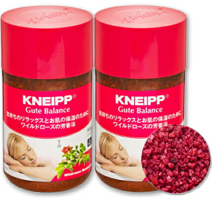 《送料無料》クナイプ グーテバランス バスソルト ワイルドローズの香り 850g × 2個 ［KNEIPP］【入浴剤 入浴 バス ローズ バラ お風呂】