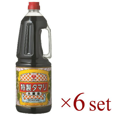 《送料無料》 盛田 特製タマリ 1.8L × 6本 ペット ［たまり醤油］