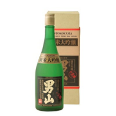 《送料無料》男山 純米大吟醸(化粧箱入り) 720ml [清酒 男山 北海道]【お酒 日本酒 おとこやま やや辛口】