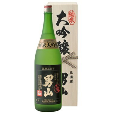 《送料無料》男山 純米大吟醸(化粧箱入り) 1800ml [清酒 男山 北海道]《1800ml 一升瓶》