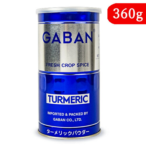 《送料無料》GABAN ギャバン ターメリックパウダー 缶 360g スパイス ウコン