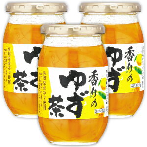 【イーグルス感謝祭限定!!最大2000円OFFクーポン配布中!! 】加藤美蜂園本舗 香りのゆず茶 415g × 3本
