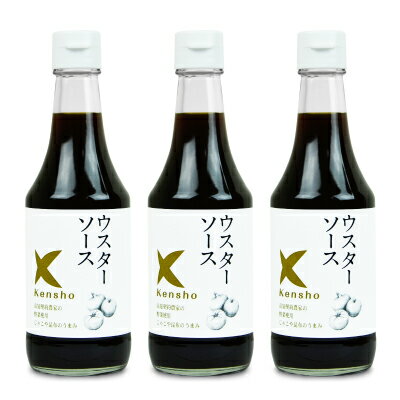 キングソース ウスターソース 300ml × 3個 ケンシヨー