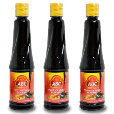 《送料無料》ABC ケチャップマニス 600ml×3本（スイートソイソース）［HALAL認証商品］《あす楽》