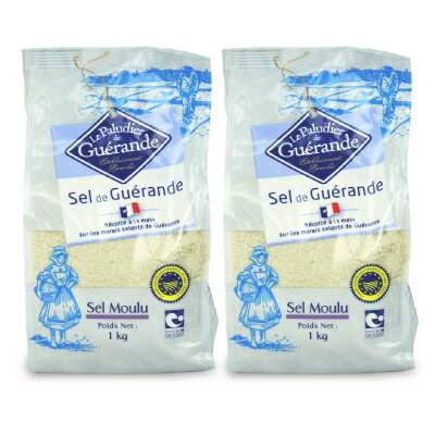 《送料無料》セルマランドゲランド ゲランドの塩 顆粒 1kg × 2個《あす楽》