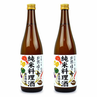 住乃井 純米料理酒 720ml × 2個