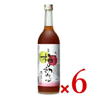 《送料無料》中野BC 梅の初恋 瓶 720ml × 6本 ケース販売 《あす楽》