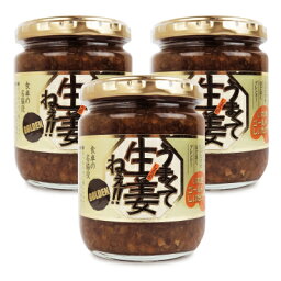 【マラソン限定！最大2200円OFFクーポン配布中】吾妻食品 うまくて生姜ねぇ ゴールデン 240g × 3個