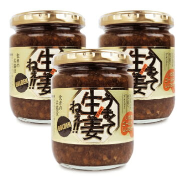 吾妻食品 うまくて生姜ねぇ ゴールデン 240g × 3個