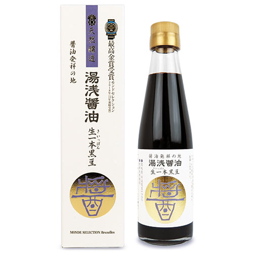 【最大2200円OFFのスーパーSALE限定クーポン配布中！】湯浅醤油 生一本 黒豆 丹波黒豆使用 200ml