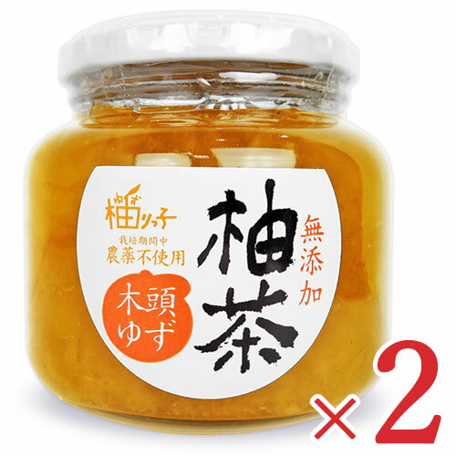 柚りっ子 木頭ゆず柚茶 400g × 2個 セット 無添加