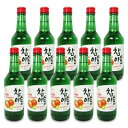 【スーパーSALE限定!最大2000円OFFクーポン配布中!】《送料無料》JINRO 眞露 (真露) チャミスル ストロベリー 360ml × 10本