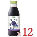 《ケース》マルカイ 順造選 ブルーベリー100 500ml×12本