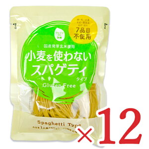 【月初34時間限定！最大2200円OFFクーポン配布中！】大潟村あきたこまち生産者協会グルテンフリー スパゲティー 90g×12個 ケース販売