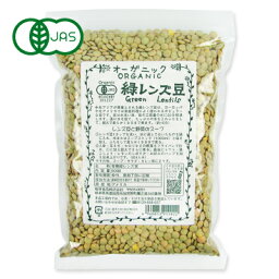 【月初34時間限定！最大2200円OFFクーポン配布中！】有機緑レンズ豆 500g 桜井食品 有機JAS