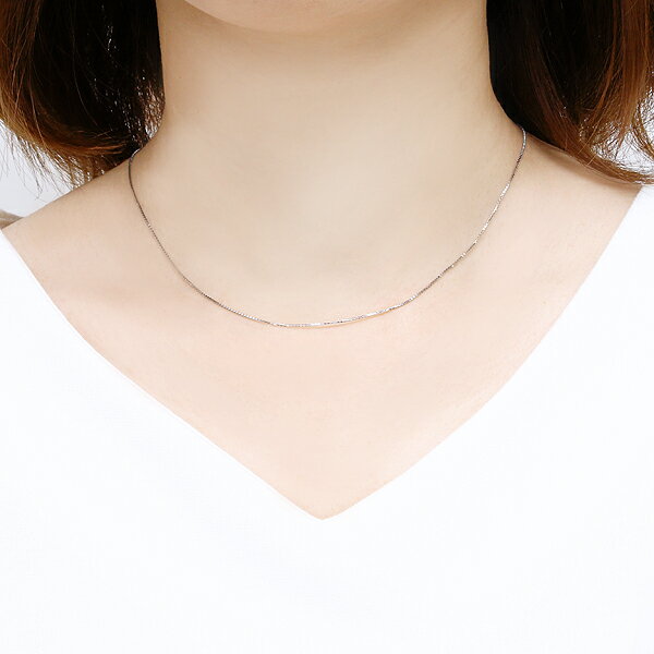 プラチナネックレス（40cm）