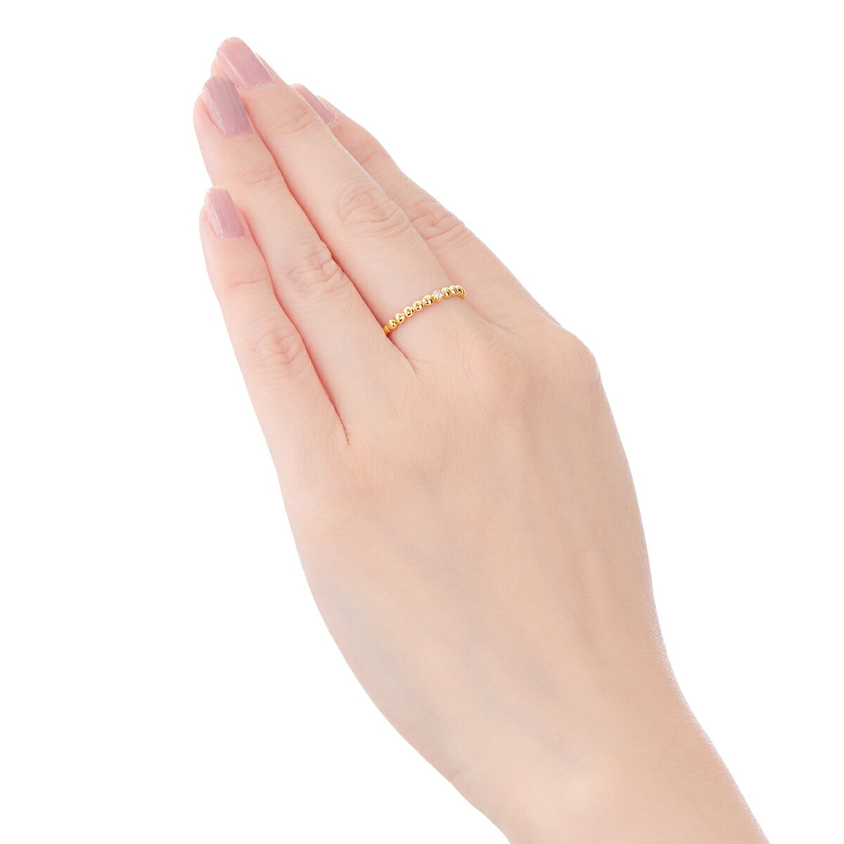 K10イエローゴールドダイヤモンドリング 3