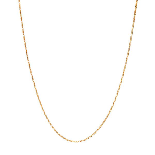 K18イエローゴールドネックレス（45cm）