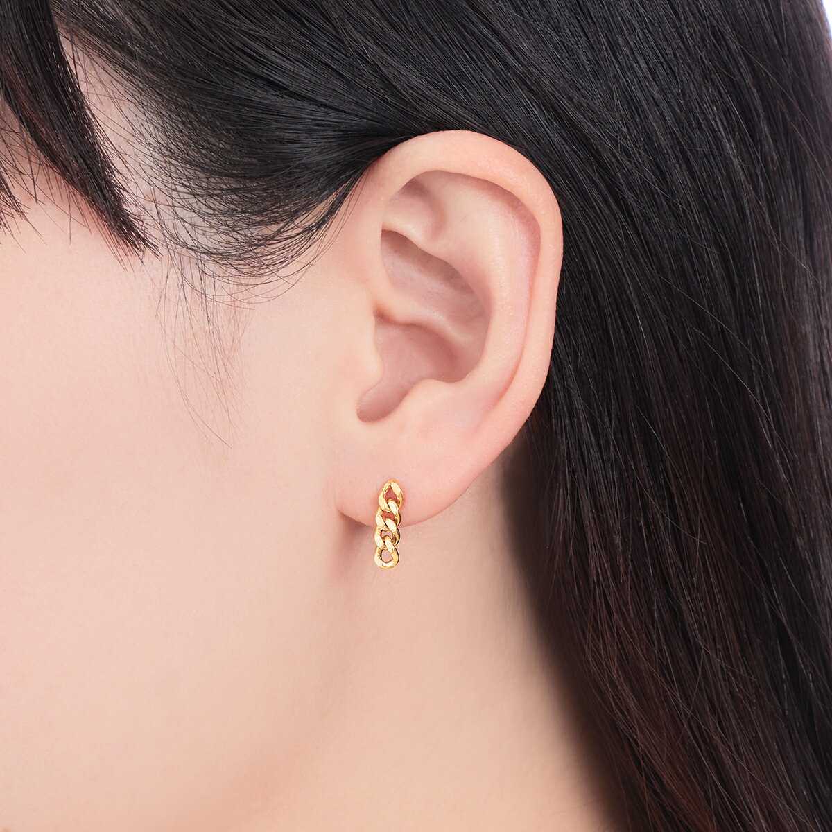 【SALE】 K18イエローゴールドピアス