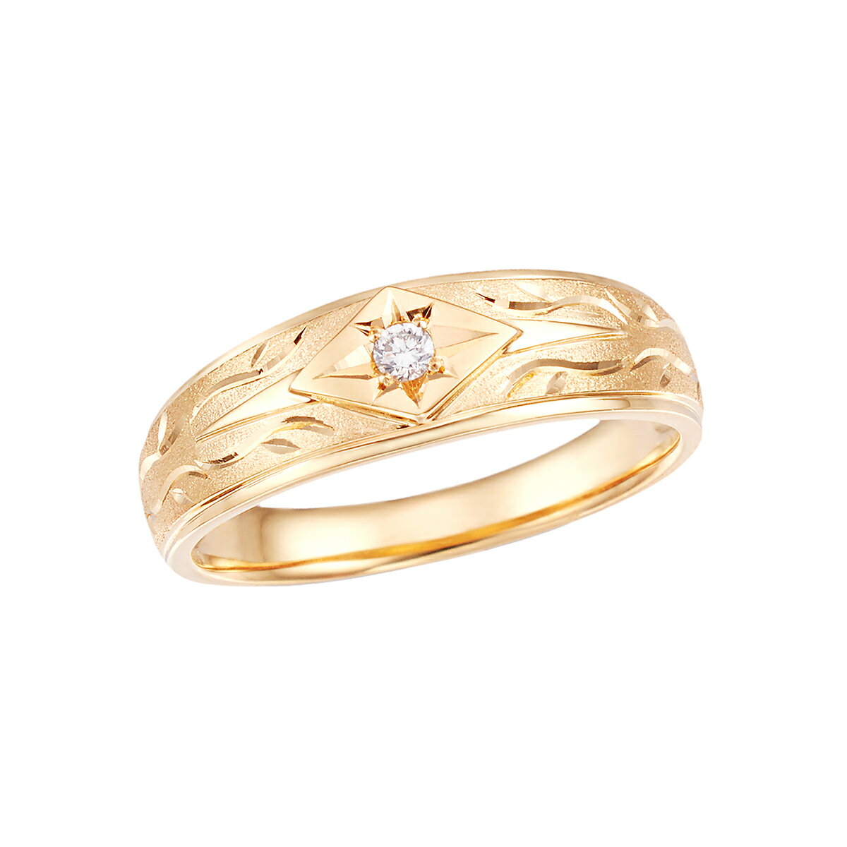 ジュエリーツツミ 指輪 【SALE】 K18イエローゴールドダイヤモンドリング