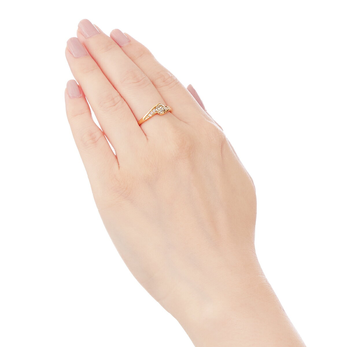 K18イエローゴールド鑑定書付ダイヤモンドリング（0.5カラット） 3