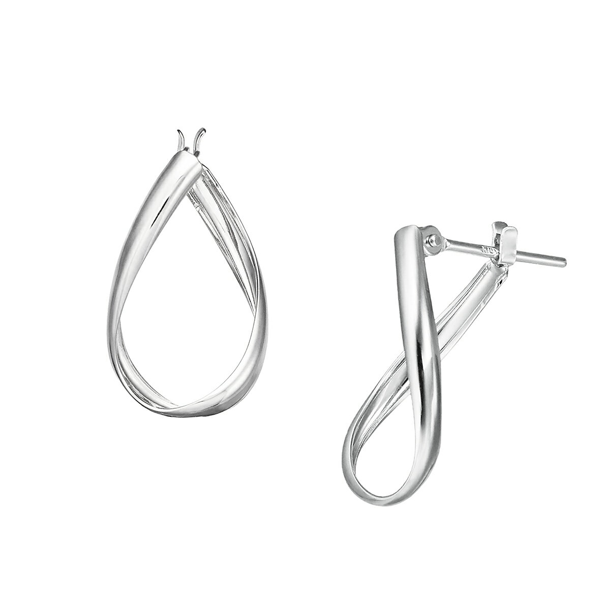 【SALE】 K10ホワイトゴールドピアス