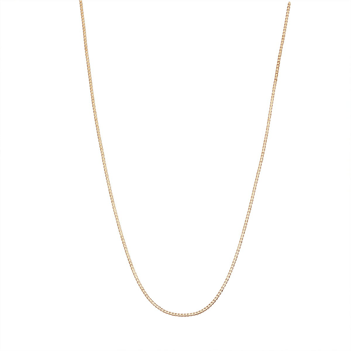 K18イエローゴールドネックレス（45cm）