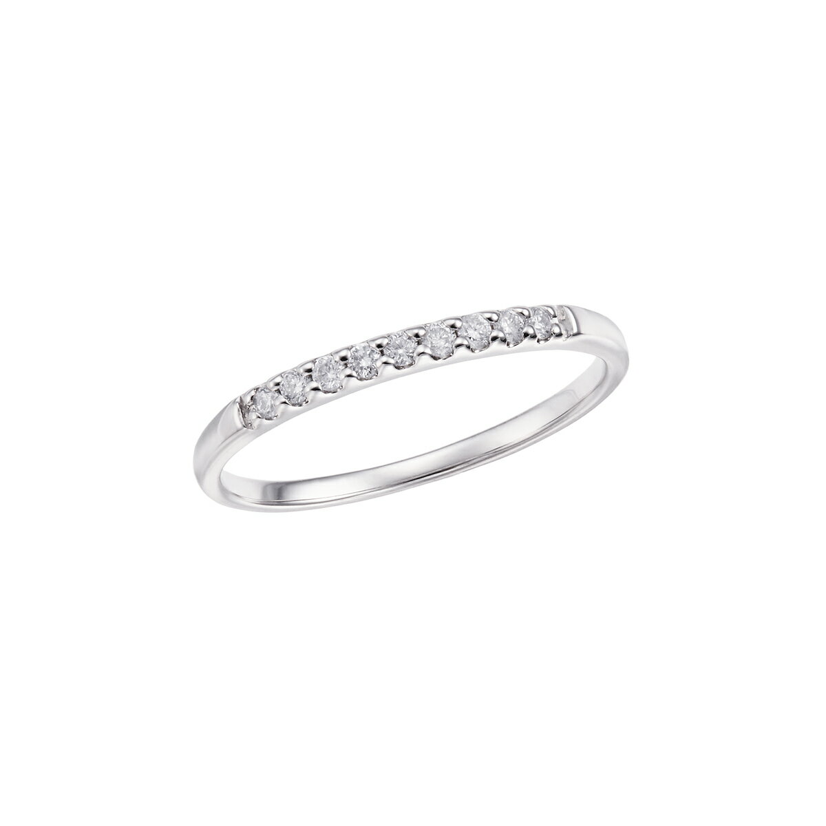 ハートリング ピンキーリング 10金 指輪 ダイヤモンド ピンキーリング ファランジリング ミディリング K10 diamond ring 通販 おすすめ プレゼント