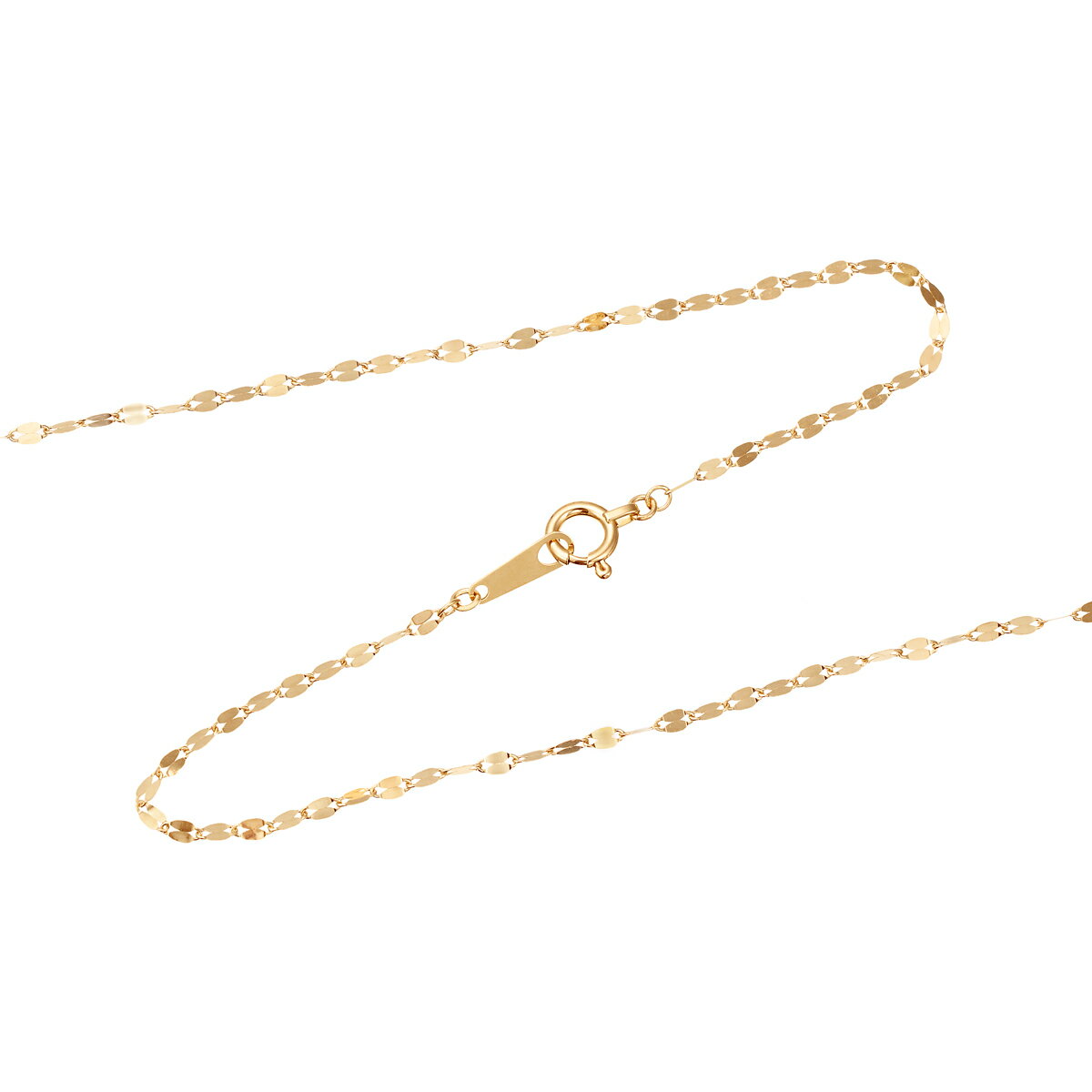 K18イエローゴールドネックレス（50cm）