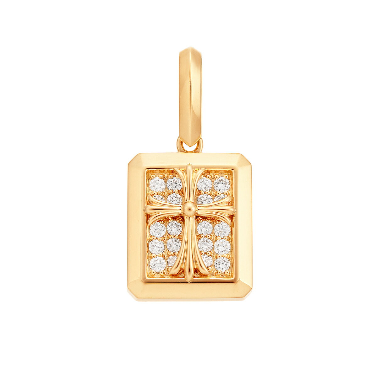 K18イエローゴールドダイヤモンドペンダント