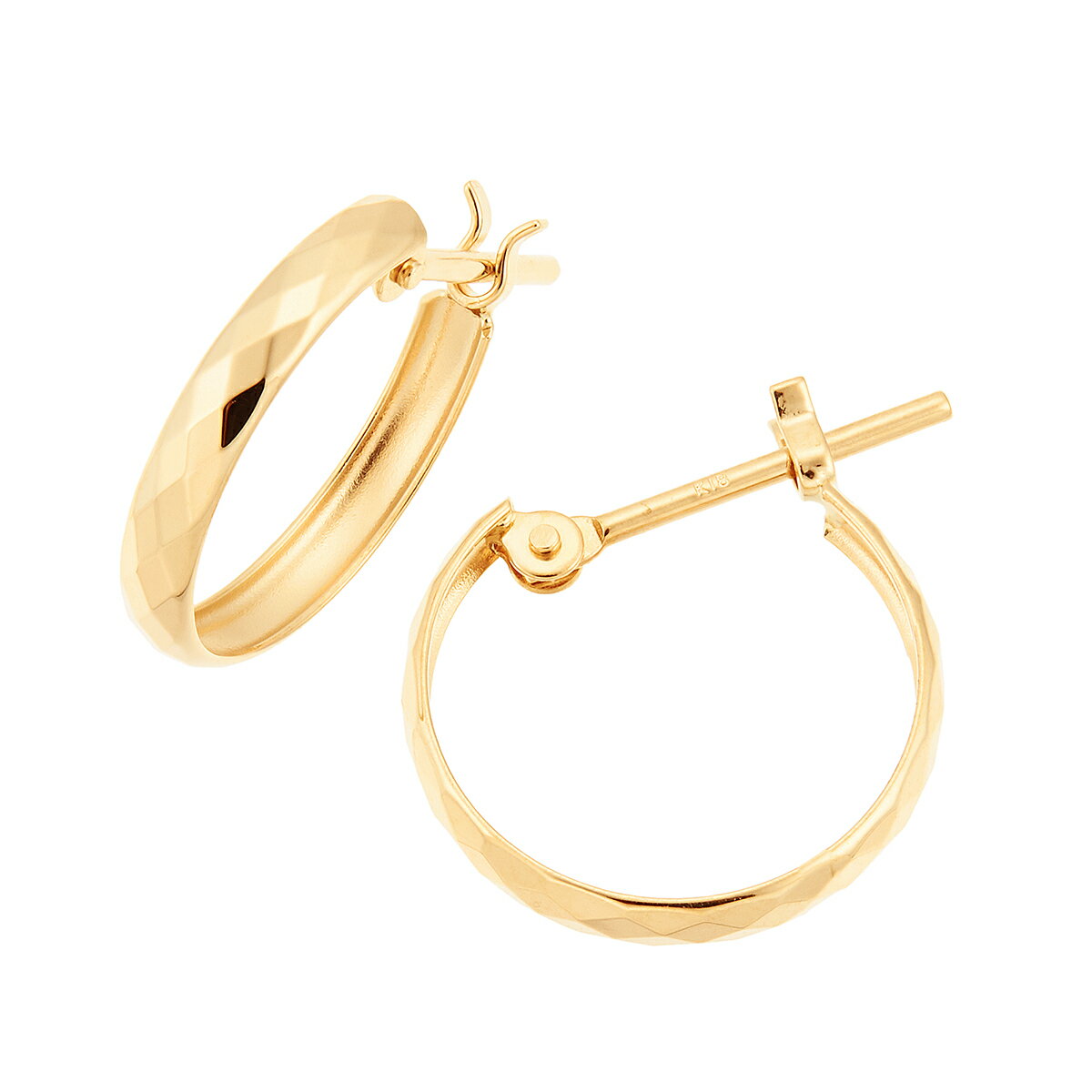 K18イエローゴールドピアス