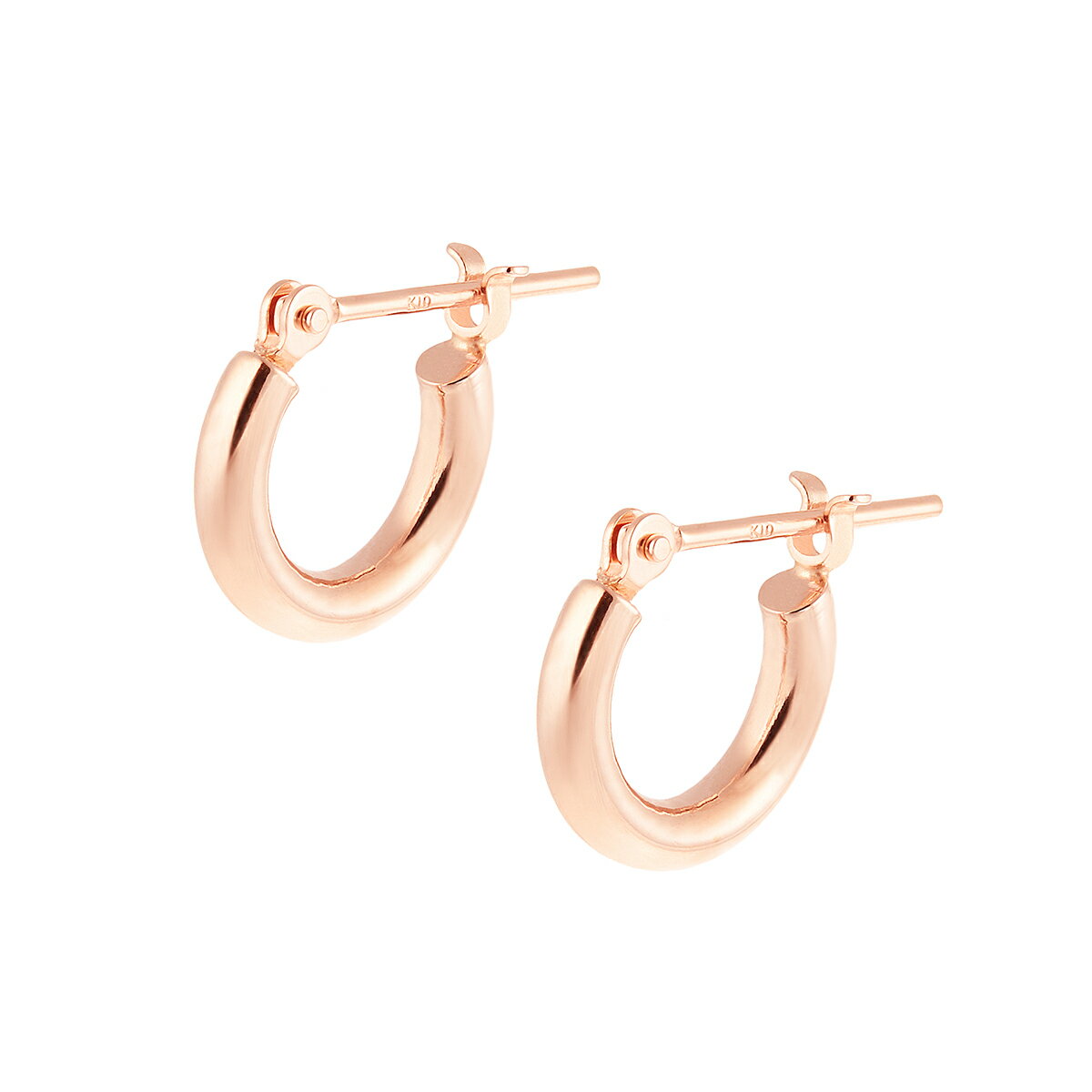 K10ピンクゴールドピアス