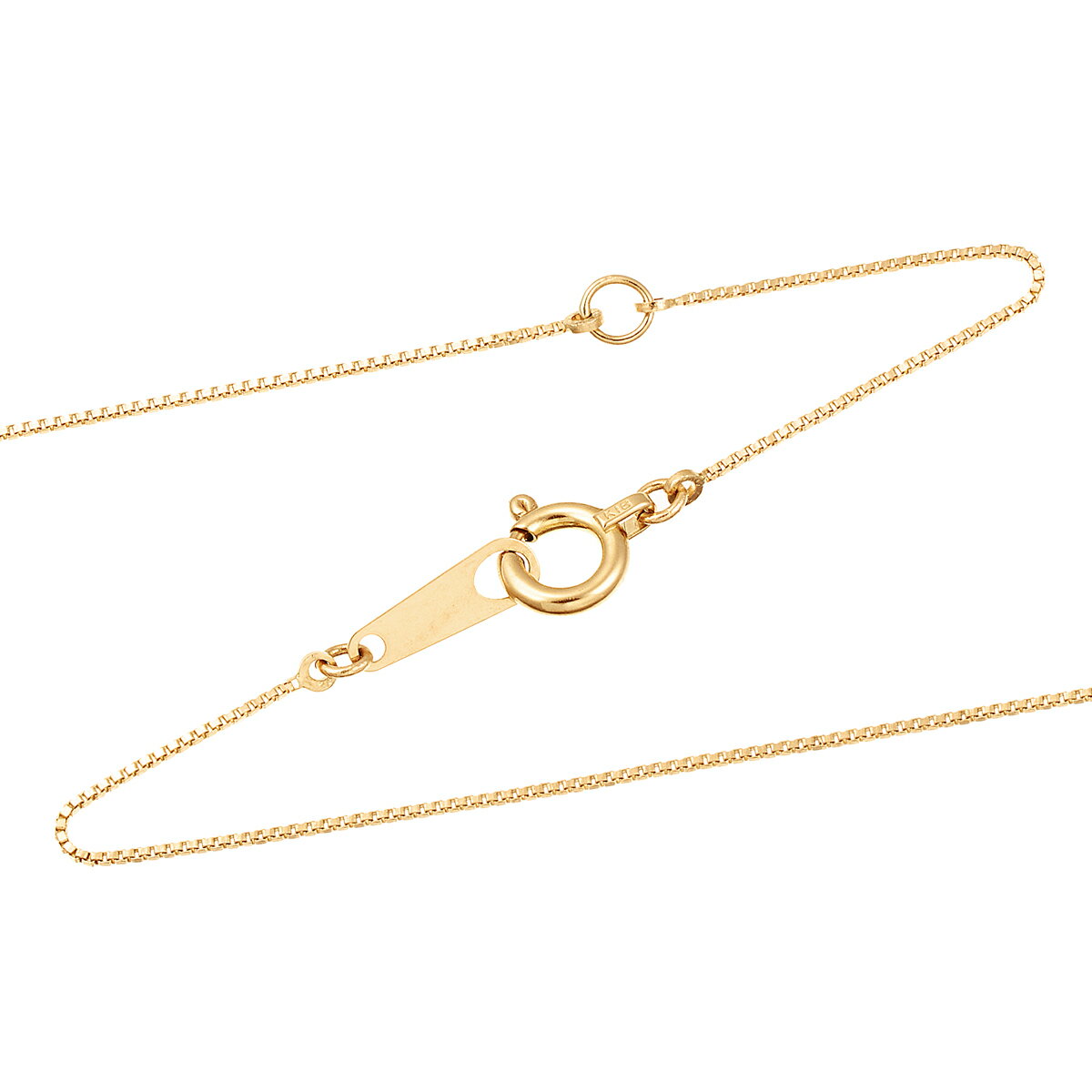 K18イエローゴールドダイヤモンドネックレス