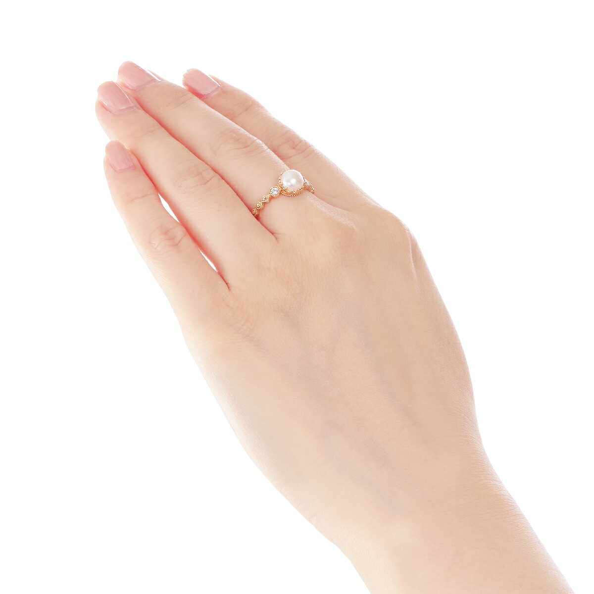 20％ポイントバック 〜01/30(金)9：59まで【DEAL】 K10イエローゴールド淡水パールリング（6mm）