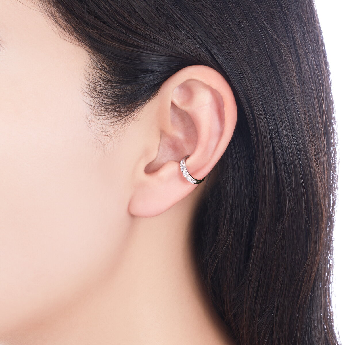 【SALE】 プラチナダイヤモンドイヤーカフ（片側）