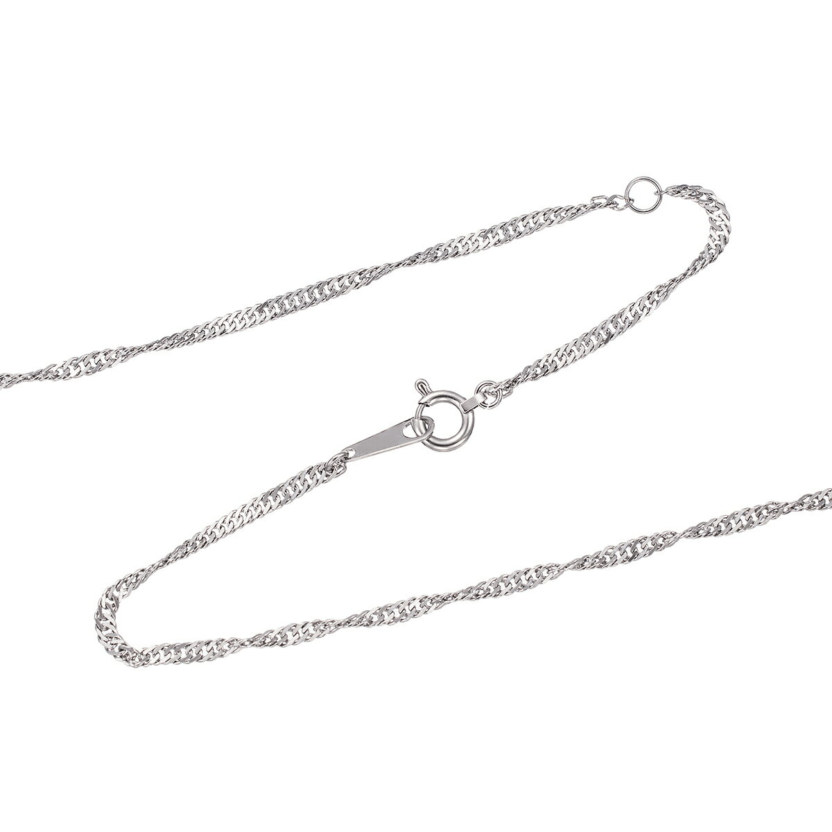 プラチナロングネックレス（80cm）