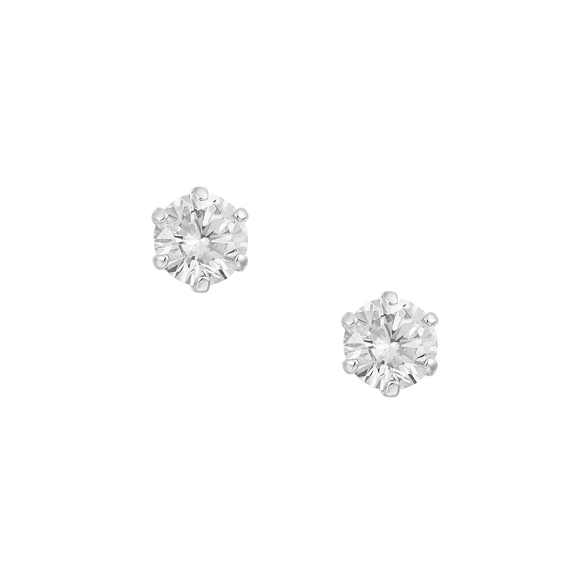 プラチナダイヤモンドピアス