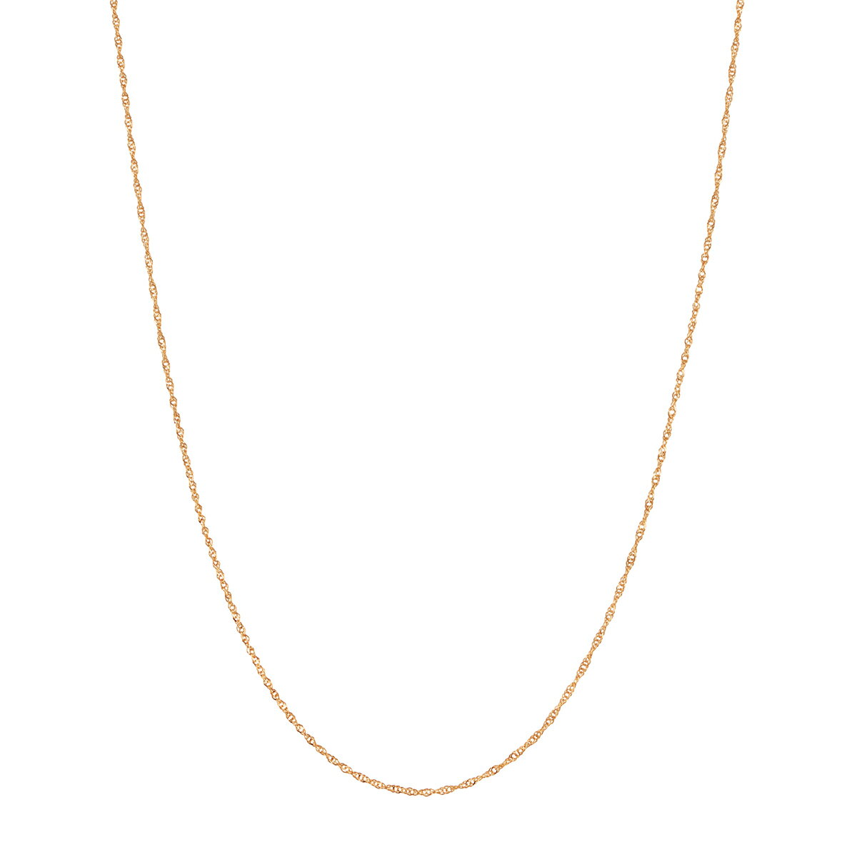 K18イエローゴールドネックレス（45cm）