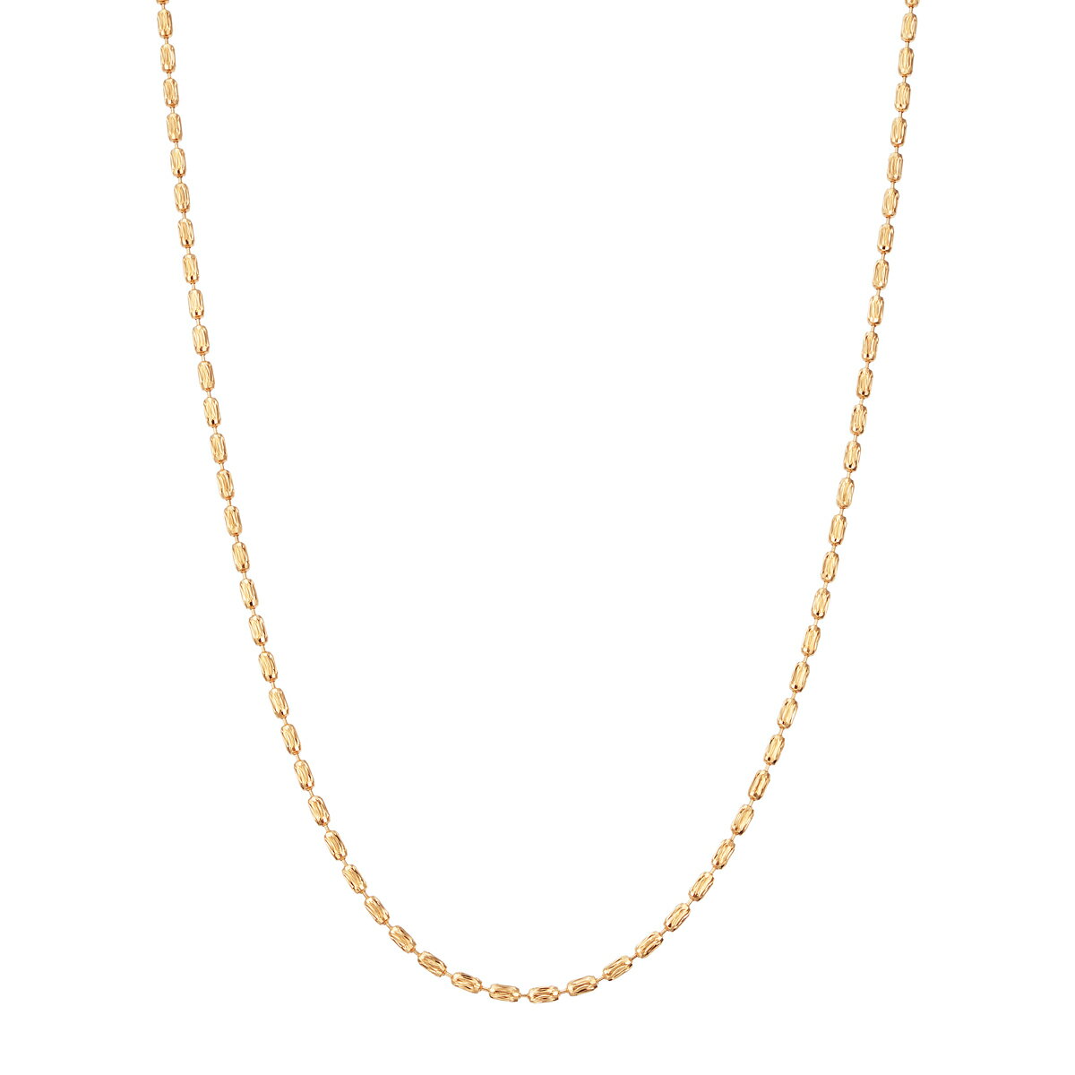 K18イエローゴールドロングネックレス