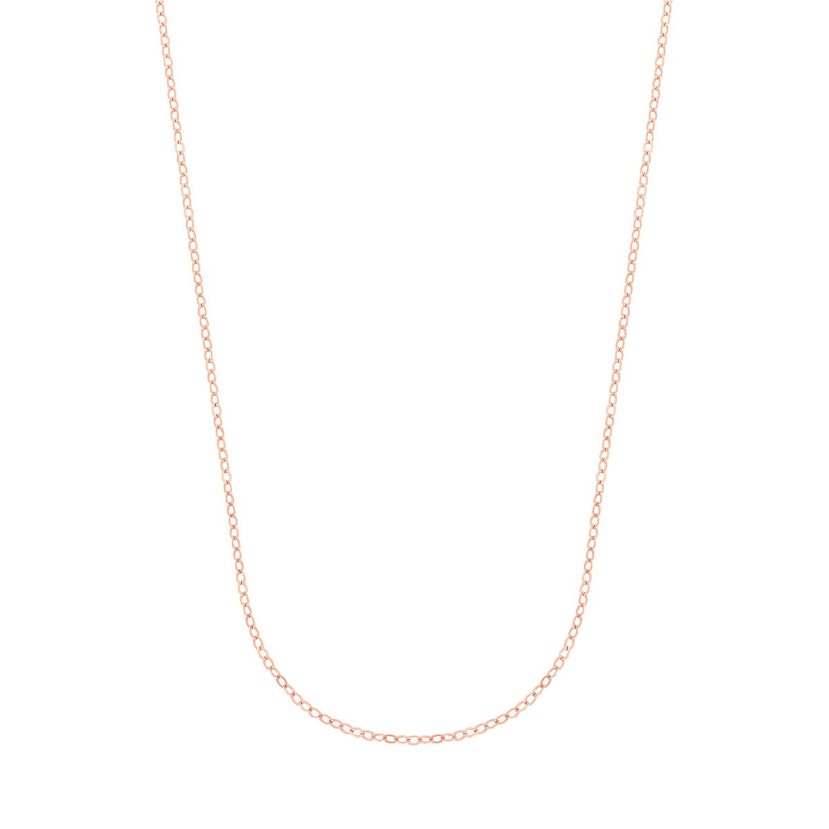 K10ピンクゴールドネックレス（40cm）